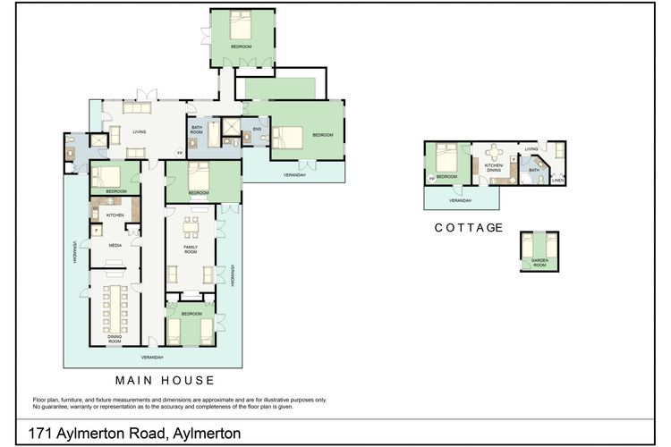 Aylmerton House + Cottage for 14, Southern Highlands
