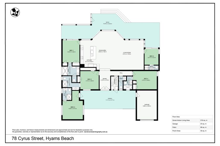 Bellevue at Hyams, Hyams Beach