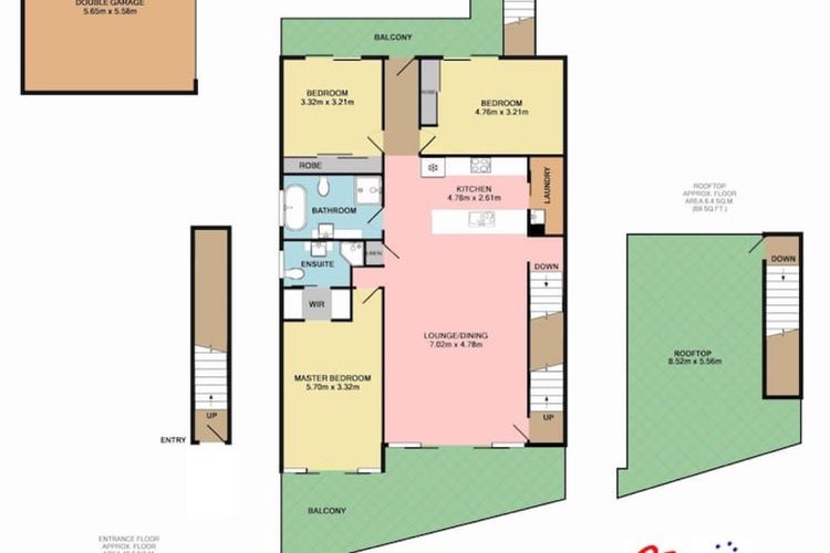 Aqua Shores 3 Bedroom –  Newly renovated with WIFI, Linen, Netflix and AC