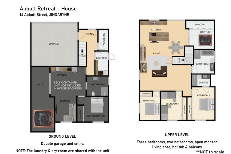 The Peak at Abbott Retreat – 14 Abbott Street – Unwind with Private Spa.