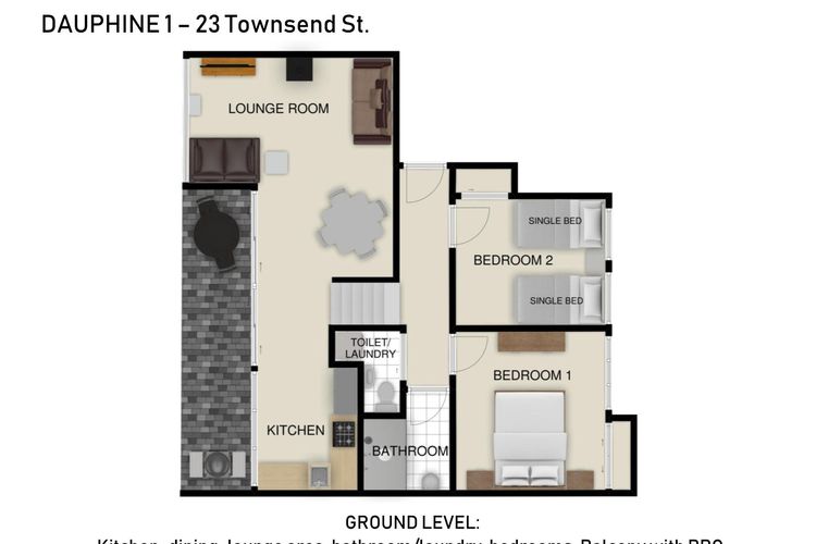 Dauphine – 1/23 Townsend Street