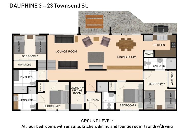 Dauphine – 3/23 Townsend Street