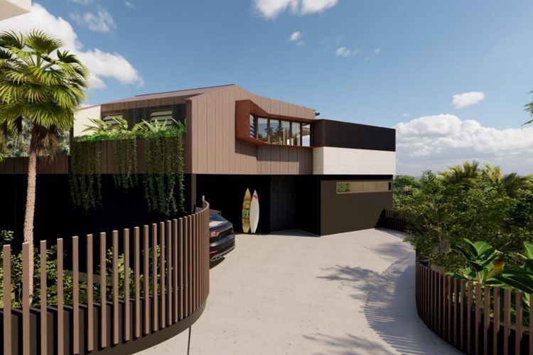 Moonrise – 4 BR designer home above Wategos Beach