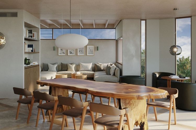 Moonrise – 4 BR designer home above Wategos Beach