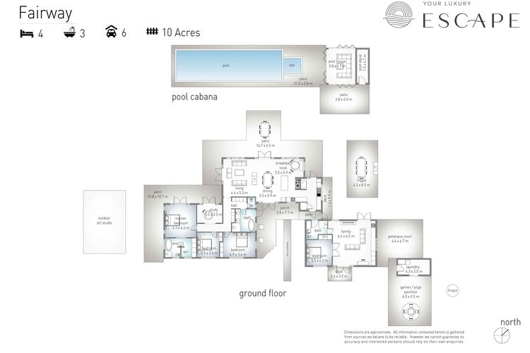 Fairway – Luxury Federal retreat with 14m pool