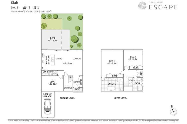 Kiah – nestled between Main & Belongil Beaches