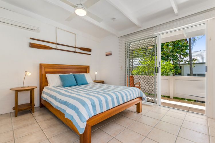 Air conditioned room with queen bed and private balcony.