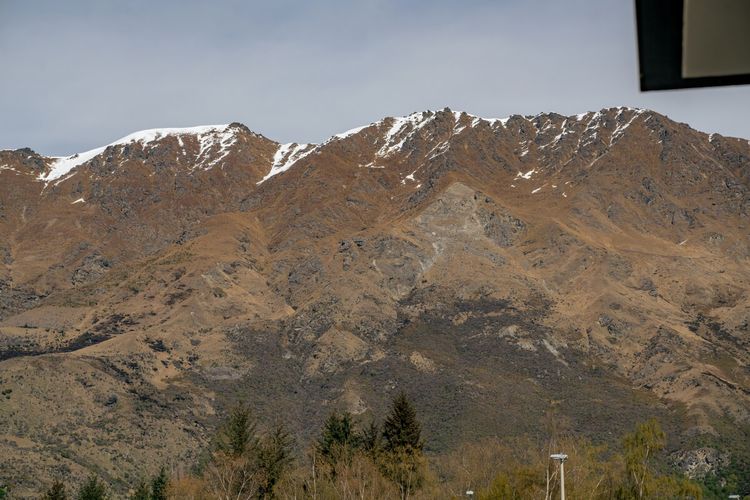Surrounded by mountains - to the west see the skyline of Bowen Peak.