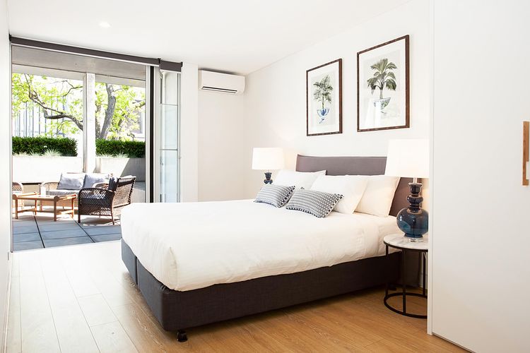 Floor-to-ceiling windows for natural light