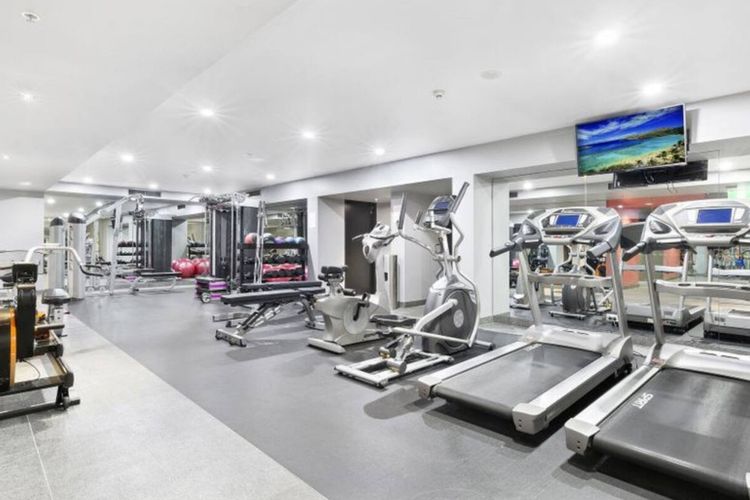 Achieve your fitness goals in our state-of-the-art gym.