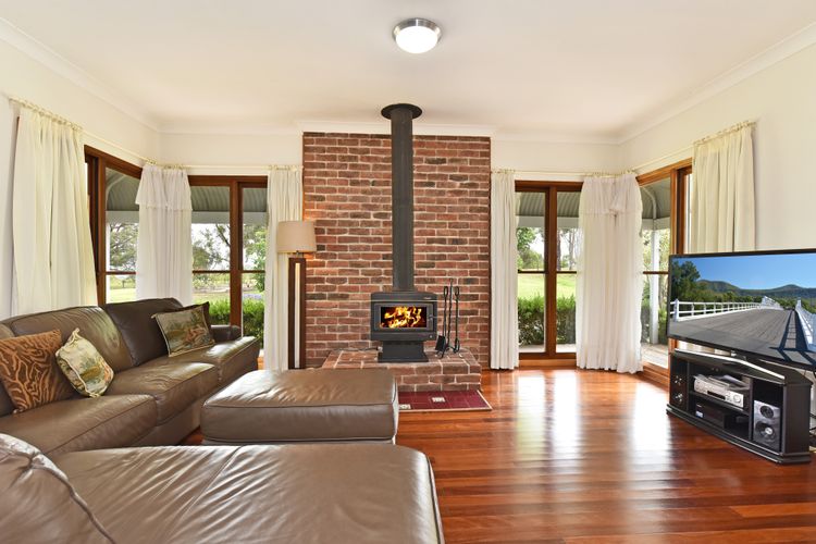 The Lounge and Fireplace