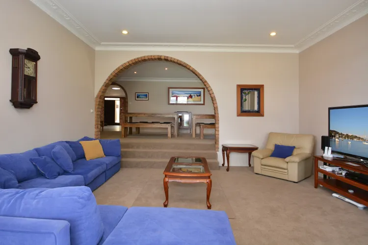 Dining room with flat screen TV