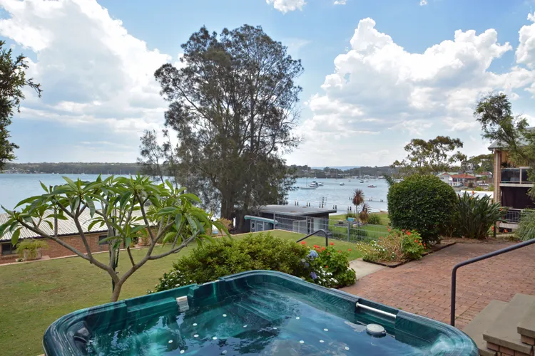 Waterfront home with amazing views and spa