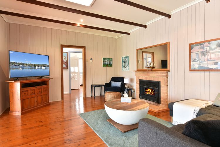 Fireplace, Flat Tv and living area