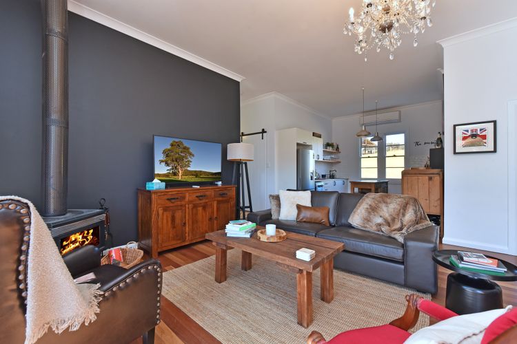 Spacious living room area for family and friends 