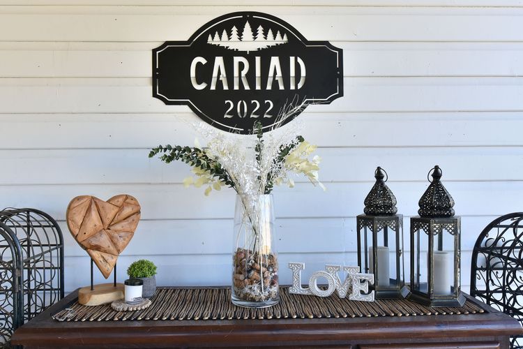 Fancy outdoor seating with views 