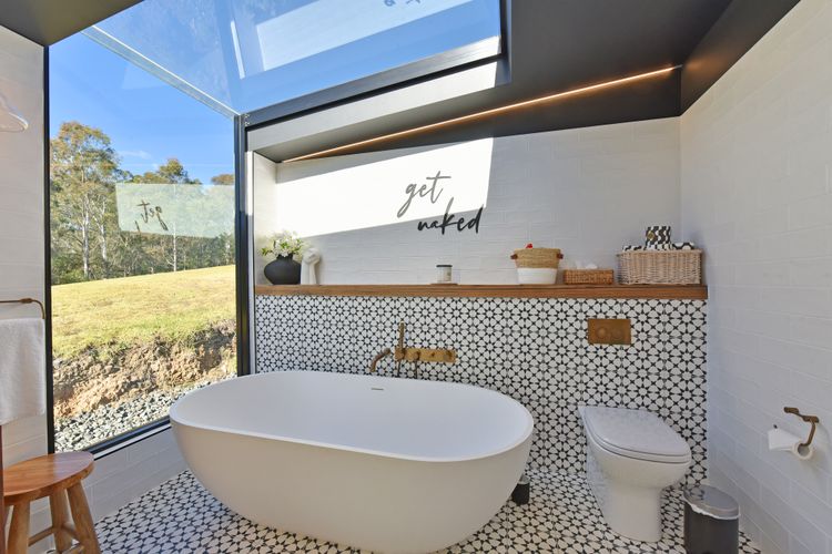 Stunning view from a bathtub 