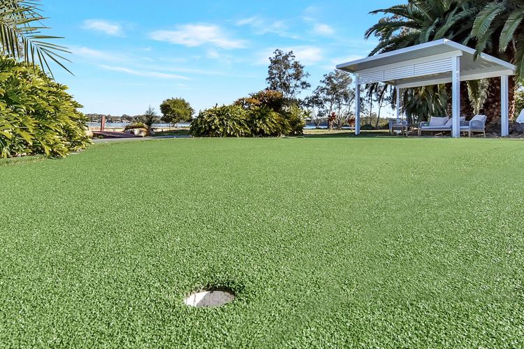 Lake Palm Resort Luxury Retreat absolute Waterfront on 3 acres at Lake Macquarie.