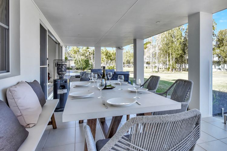 Lake Palm Resort Luxury Retreat absolute Waterfront on 3 acres at Lake Macquarie.