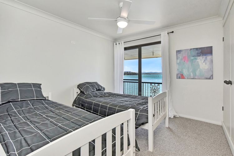 Bedroom with balcony