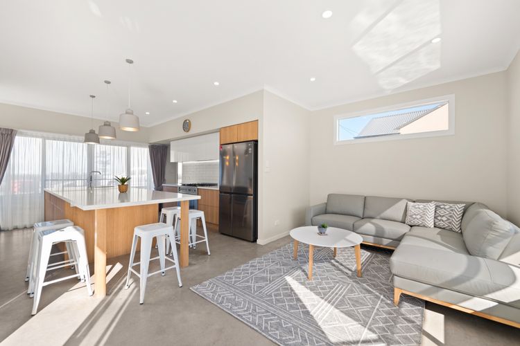 Living Room, Dining Area and KItchen