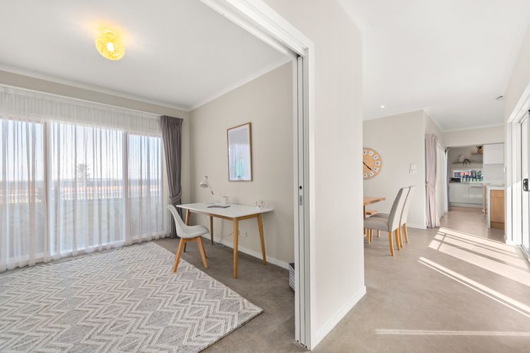 Foyer to Study and Media Room