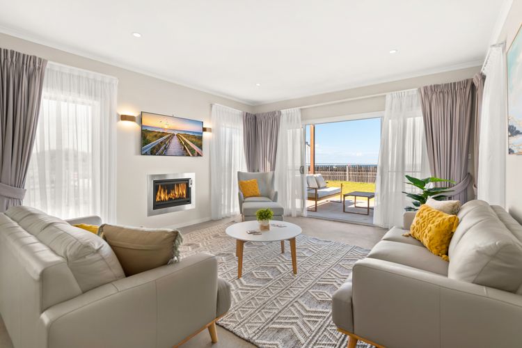 Main Living Room with fire place