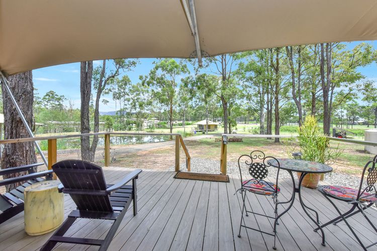 Pokolbin Glamping. Sleeps 6 across 3 eco-friendly glamping Tents