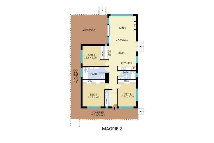 Magpie 2 - Floor Plan