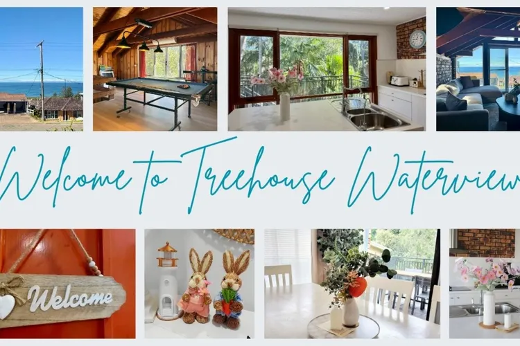 Treehouse Waterview at Caves Beach!