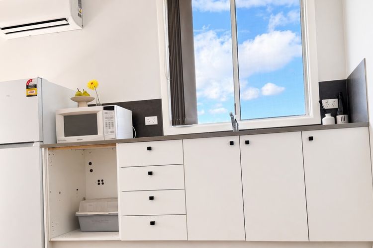 A beautifully appointed kitchenette designed for convenience and ease