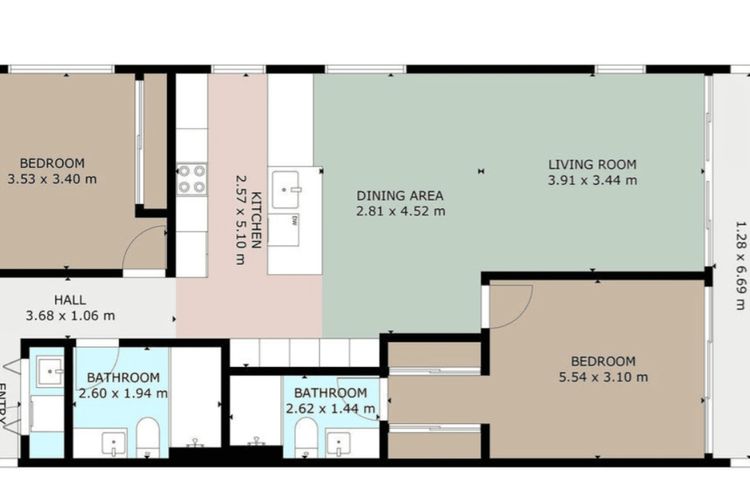 2 Bedroom Broadbeach Stay – Walk to Beach