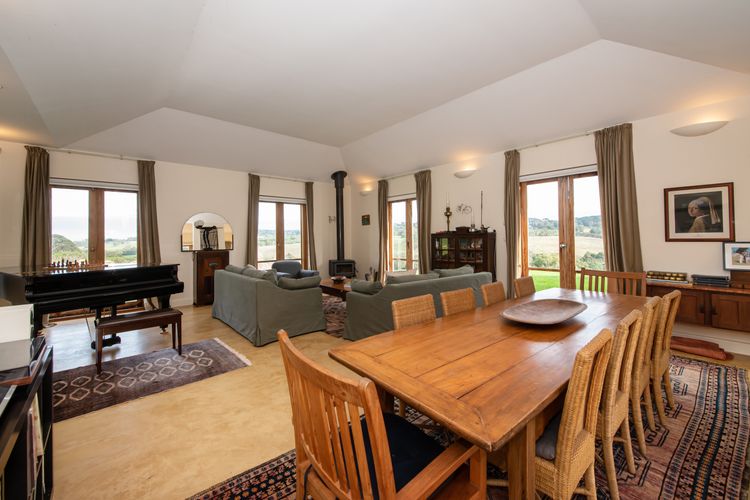 Main living and formal dining 