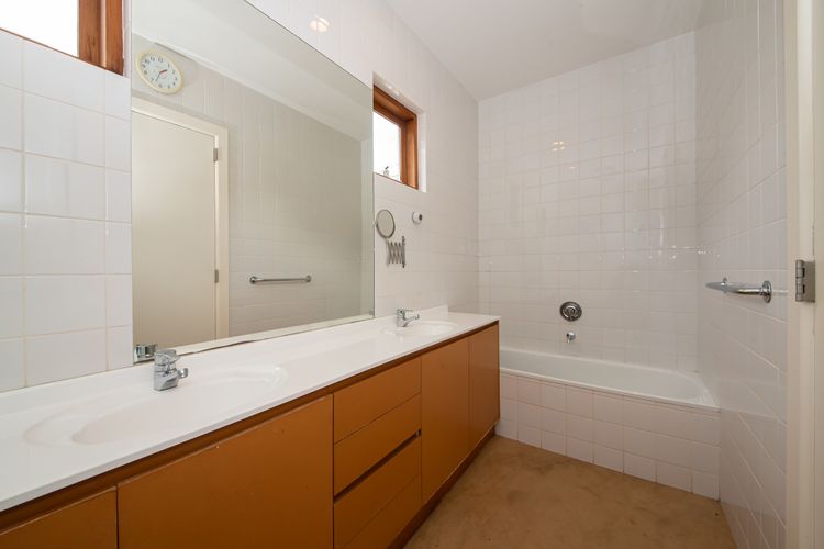 Bathroom with bath 