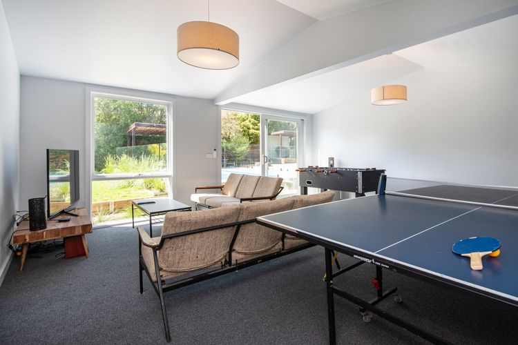 Games Room with Table Tennis Table, Foosball and TV