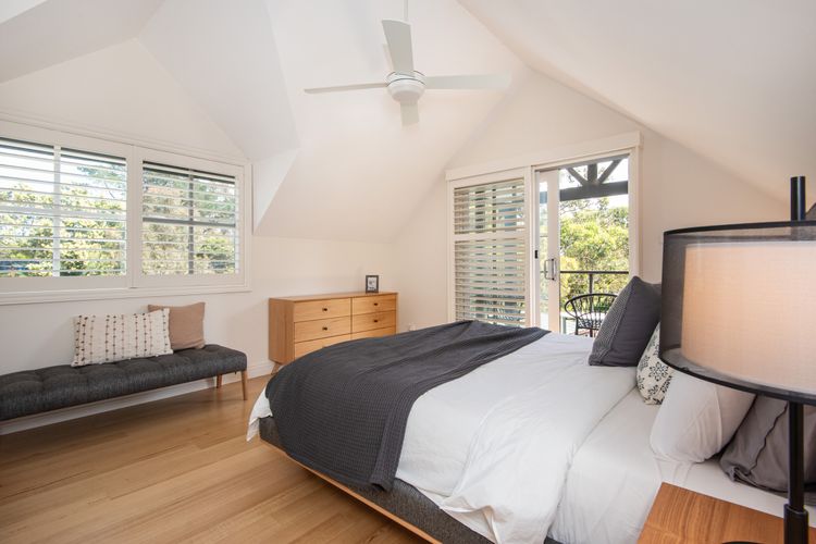 Bedroom 3 - Master Bedroom with Balcony overlooking Pool and Park
