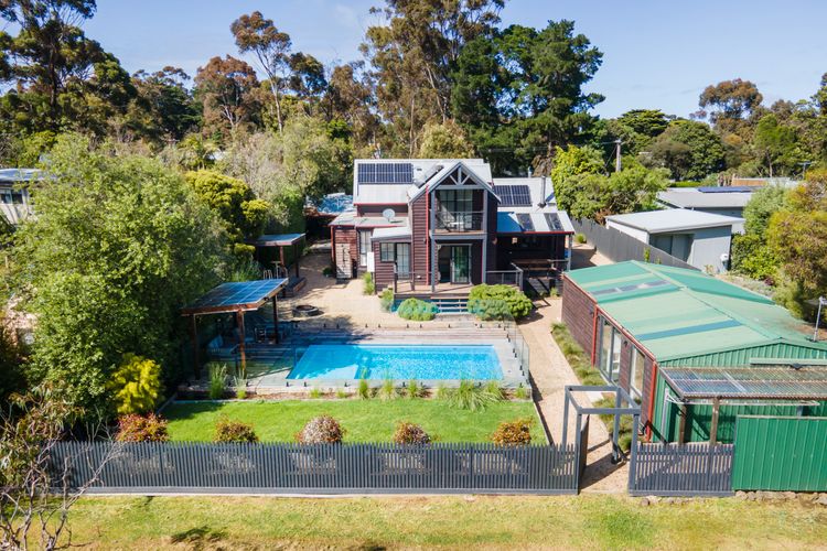 Back Garden with view of Pool and Games Room