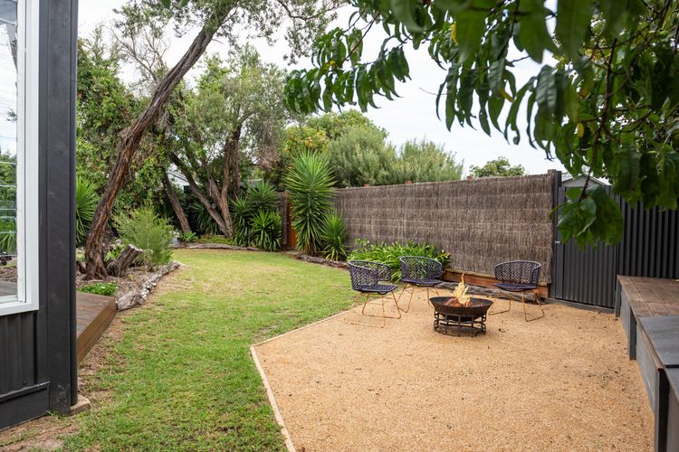 Escape to the fire pit for those late nights