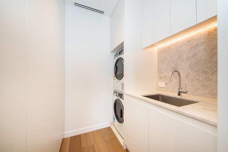 Laundry with washing machine and dryer