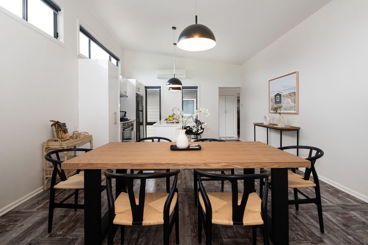 Dining area at the back house 