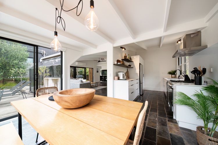 Modern fully equipped kitchen 
