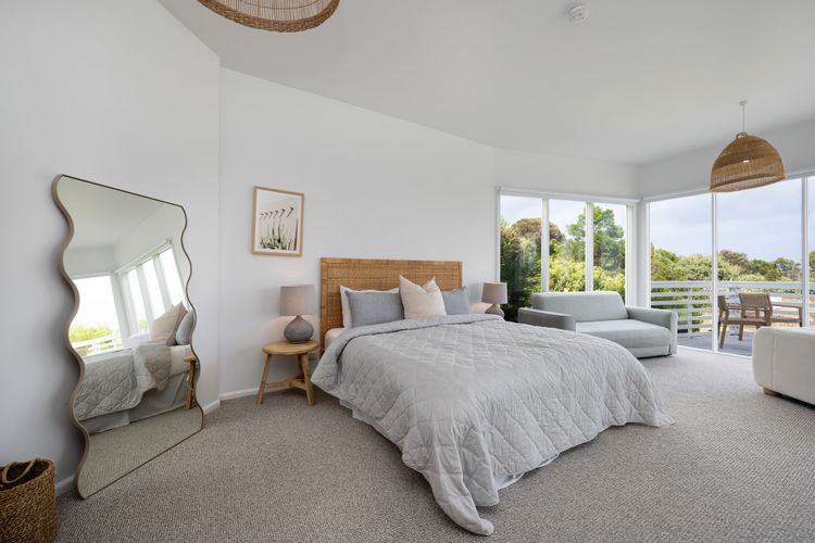 Bedroom three with King bed and good quality queen fold out couch - Sleeping four 