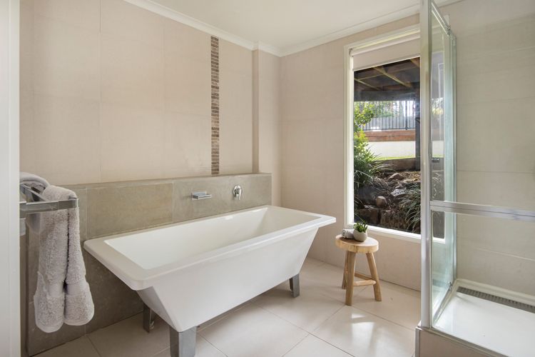 Family bathroom with bath