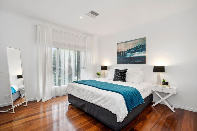 Master bedroom with king bed 