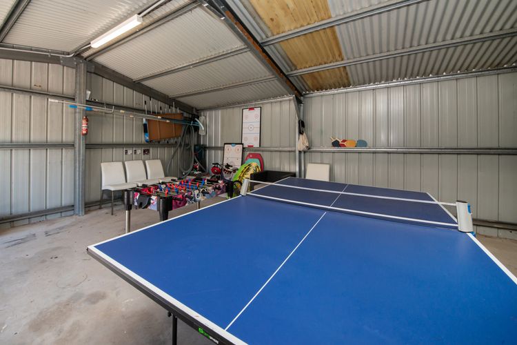 Games room with table tennis table 