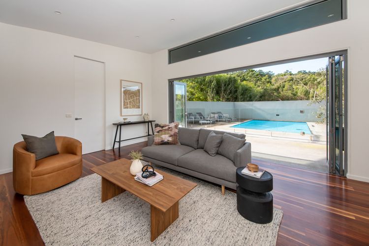 2nd Living with view to pool