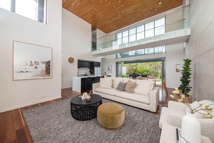 Lounge Room with Large Smart TV