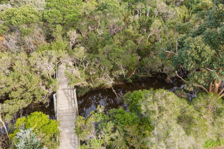 Footbridge near property 