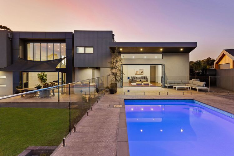 Luxury Pool with bushland views