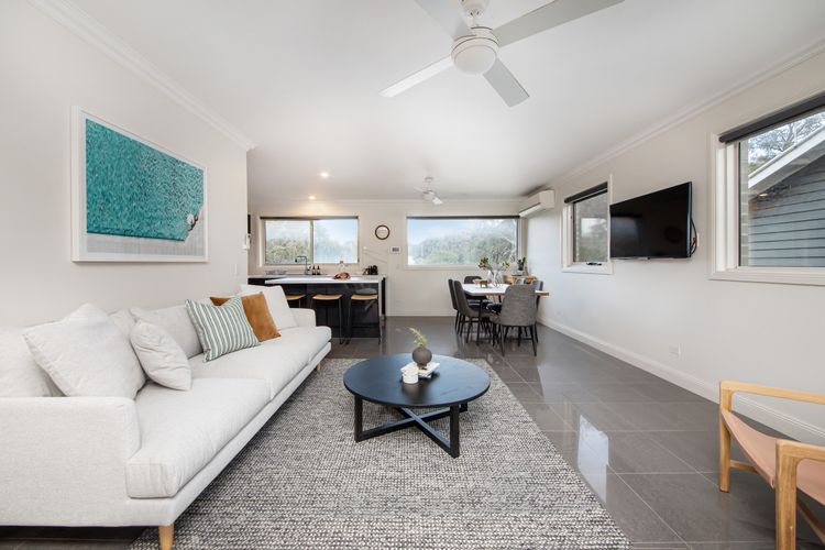 Main living upstairs with air conditioning 